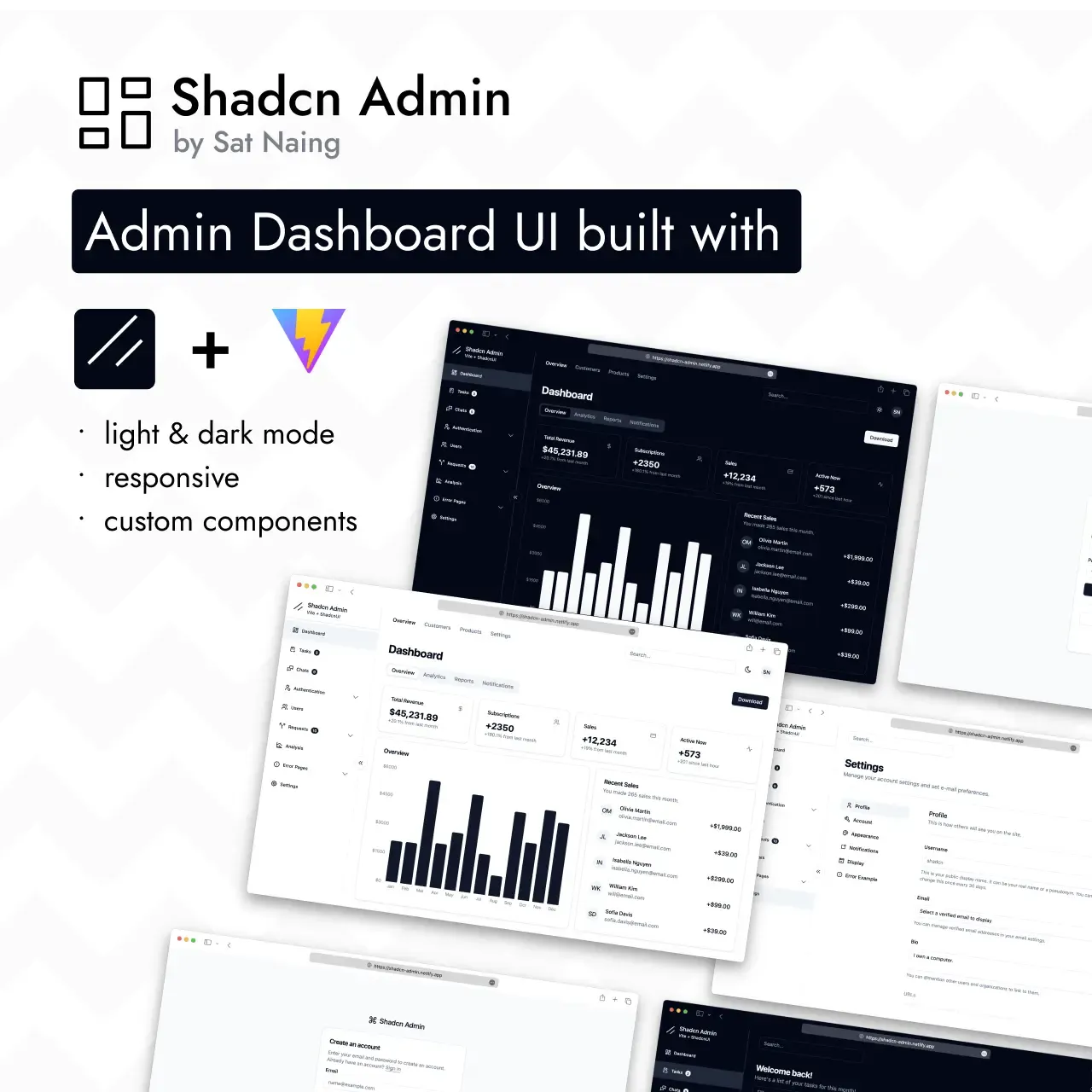 Shadcn Admin Dashboard